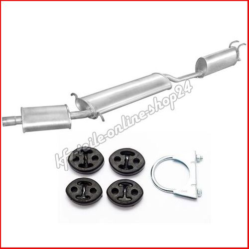 Komplette Auspuffanlage Auspuff Abgasanlage mitte hinten Fiat Multipla VAN 1.6